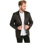 Veste Giorgio  Veste Homme en Cuir Giorgio Gary Ref 57553 Noir