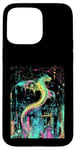 Coque pour iPhone 15 Pro Max Cyberpunk Dragon Design Fantasy Art et Sci-Fi Fans Unique