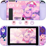 Coque De Protection Compatible Avec Le Switch, Coque En Tpu Avec 4 Jolies Poignées De Pouce, Accessoires Anti-Rayures Et Absorption Des Chocs Pour Switch 2017