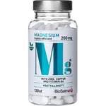 BioSalma Magnesium 200mg + zink koppar B6 Kosttillskott 120 st