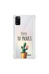 Evetane Coque et étui téléphone mobile samsung galaxy a41 anti-choc souple angles renforcés transparente papa tu piques evetane