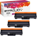 MLT-D111S Compatible Toner de Remplacement pour Samsung D111S MLT-D111L pour Xpress SL-M2070 SL-M2026 SL-M2020 SL-M2022 SL-M2070W SL-M2026W SL-M2020W SL-M2022W SL-2070F SL-2W Noir, 3-Pack