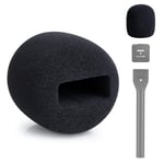 Mic Cover Foam Compatible with Rode Wireless Go II - Mic Windscreen for Use with Rode Interview Go Handheld, Rode Wireless Go/Go 2/Pro Covers by YOUSHARES