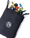 Green Swing Golf Accessory Bag | Tees & Valuables Pouch | On Black 