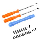 eXtremeRate Open Shell Tools Torx T8H T6 Screwdrivers Original Screws for Install Repair Mod Clean Xbox 360/Xbox One/One Elite/One X＆S/Series X＆S Controller