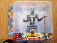 Spiderman Bust Paperweight Marvel Heroes Black Costume Symbiote Spider-man