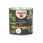 ALPINA - Peinture Alpina Multisupport 6 en 1 Satin 0,5L - Couleur:Blanc finition:Satinée