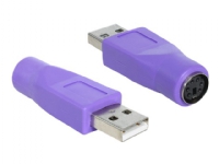 Delock - Adapter för tangentbord/mus - PS/2 (hona) till USB (hane)