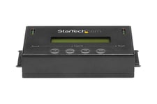 StarTech.com 1:1 Hard Drive Duplicator and Eraser for 2.5" & 3.5" SATA HDD SSD - LCD & RS-232 - 14GBpm Duplication Speed - Cloner & Wiper (SATDUP11) - hårddiskduplikator