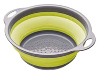 Kitchencraft Colourworks Passoire Pliable, Verte, 24cm, Green