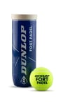 Dunlop Fort Padel - Balles de Padel homologuées FIP pour Les Tournois (boîte de 1x3)