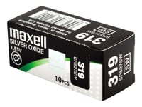 Maxell Sr 527Sw - Batteri 10 X Sr527sw - Zn/Ag2o - 17 Mah