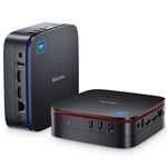 Mini PC - 16GB RAM 512GB SSD-lagring,Blackview MP60 Mini Desktop Computer,Windows 11 Pro,WiFi 2.4G+5G,Intel Celeron N5095 Black