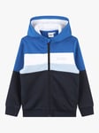 BOSS Kids' Logo Hooded Zip Through Cardigan