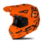 FXR 6D ATR-2 Race Div Skoterhjälm Orange-Svart""