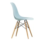 Vitra - Eames Plastic Chair DSW - 23 Ice Grey - Ash Honey Tone - Matstolar - Charles & Ray Eames - Grå - Metall/Trä/Plast