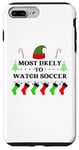 iPhone 7 Plus/8 Plus Most Likely To Watch Soccer Family Santa Elf Hat Case