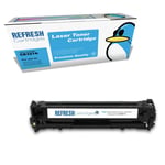 Refresh Cartridges Replacement Cyan CE321A/128A Toner Compatible With HP Printer