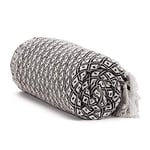 Americanflat Couverture pour canapé, 127 x 152,4 cm, 100% Coton – Couvertures et jetés Neutres, légers et Confortables, pour lit, canapé ou Chaise, Utilisation en intérieur ou en extérieur [Chevron