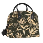 Clastyle Sac Isotherme Repas Femme Noir Feuille, Sac Gamelle Travail Portable mit Bandouliere pour Pique Nique