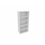 Etagère de bureau H 180 cm Métis Blanc perle, aluminium ou anthracite RANGEMENT PRO : armoire sans porte A/H180 DL80xP47/coloris blanc perle/ft perle