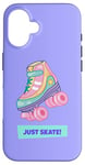 iPhone 16 Roller Skate Classic 90s 80s Retro Kitsch Pastel Quad Skates Case