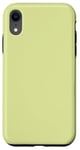 Coque pour iPhone XR Couleur vert citron