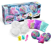 Canal Toys - BBD 014 - LOISIRS CREATIFS - SO BOMB - 3 PACKS BATH BOMB 3 RONDS OU ROND LICORNE CŒUR BLEU, ROSE