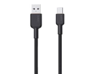 Aukey Usb-A - Usb-C 1,8 M Usb-Kabel Svart (Cb-Nac2 Bk)