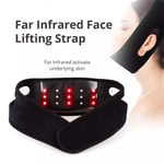 LED Red IR Light Therapy Device Belt For Facial Lifting Slim Chin 660nm &880nm