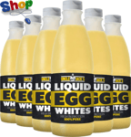 Uncle  Jack ' S  Free  Range  Liquid  Egg  Whites  970Ml ( Pack  of  6 )