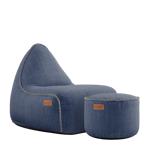 Cobana Lounge Chair & Pouf