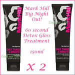 Mark Hill Big Night Out 60 Second Detox Gloss Hair Conditioner Treatment 2x150ml