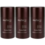 3-Pack Calvin Klein Euphoria Deostick 75ml