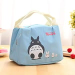 Portable Baby Feeding Milk Bottle Thermal Insulation Bag Totoro Cartoon Mummy Travel Breast Milk Kettle Warmer Food Tote Bb5043,Blue
