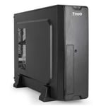 Boitier PC Mini Tour Micro ATX TooQ Slim TQC-3007U3C avec alimentation SFX 500W - Noir