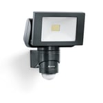 Steinel LED Outdoor Spotlight LS 150 S Black, 240° Motion Sensor Light, max. 12 m Range, 14.7 W, 4000 K, 1375 Lumen