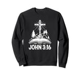 For God So Loved The World Christian Bible Verse John 3 16 Sweatshirt