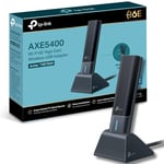 TP-Link AXE5400 Wi-Fi 6E Multi-Angle High Gain Tri-Band Wireless USB 3.0 Adapter, 6 GHz band, Works with Windows 11/10, Flexible & Easy Installation (Archer TXE70UH)