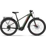 Haibike Elcykel hybrid Trekking 5 High Olive/Red Gloss