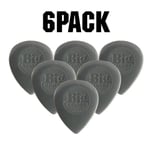 Jim Dunlop Nylon Big Stubby Plectrum Players Pack - 6 Pack - 1.0mm