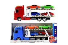 Camion Bisarca Avec Voiture Jouet Jeu Enfant Cadeau Noël Anniversaire Lumières