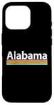 Coque pour iPhone 16 Pro Alabama - AL - Vintage / Worn Design - Classic