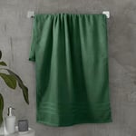 Catherine Lansfield Zero Twist Drap de Bain en Coton Vert forêt 90 x 140 cm