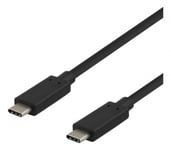 USB-C 3.1-Gen kabel Type C output Type C output, 0.5m, svart