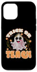 iPhone 13 Pro Teacher Halloween Cute Ghost Trick Or Teach Boo Halloween Case