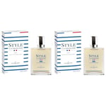 Christine Arbel Paris parfum homme STYLE A LA FRANCAISE CHIC eau de toilette 100ml Fabriqué en France (Lot de 2)