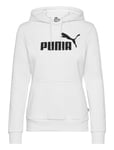 PUMA Ess Logo Hoodie Fl Vit