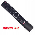 Télécommande Universelle de Rechange Pour télécommande de télévision intelligente RCA TCL HITACHI