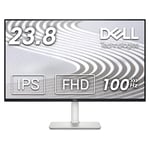 Dell S2425H 24 Inch Full HD (1920x1080) Monitor, 100Hz, IPS, 4ms, 99% sRGB, Built-in Speakers, Ultrathin Bezel, 2x HDMI, 3 Year Warranty, White